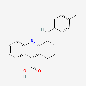 4-(4-Methyl-benzylidene)-1,2,3,4-tetrahydro-acridine-9-carboxylic acid