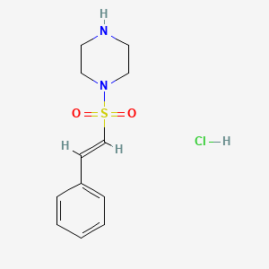 1-(2-Phenylethenesulfonyl)piperazine hydrochloride