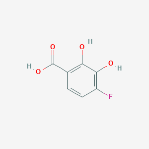 molecular formula C7H5FO4 B15128914 4-Fluoro-2,3-dihydroxybenzoic acid 