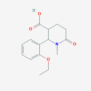 molecular formula C15H19NO4 B15128920 2-(2-Ethoxyphenyl)-1-methyl-6-oxopiperidine-3-carboxylic acid 