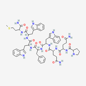 molecular formula C62H74N14O10S B15128956 (D-Pro4,D-Trp7,9,10)-Substance P (4-11) 