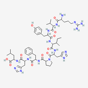 molecular formula C58H84N16O11 B15128987 H-DL-Arg-DL-Val-DL-Tyr-DL-xiIle-DL-His-DL-Pro-DL-Phe-DL-His-DL-Leu-OH 