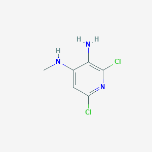 molecular formula C6H7Cl2N3 B1512900 2,6-Dichloro-N4-methylpyridine-3,4-diamine CAS No. 914942-86-2