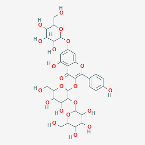 molecular formula C33H40O21 B15129015 Kaempferol 3-sophoroside 7-glucoside 