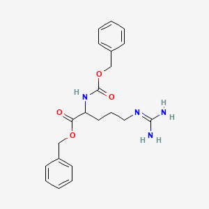 Benzyl 5-(diaminomethylideneamino)-2-(phenylmethoxycarbonylamino)pentanoate