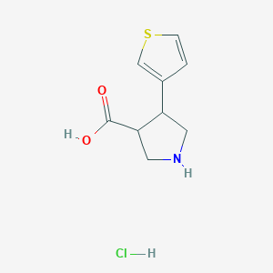 (+/-)-trans-4-(3-Thienyl)-pyrrolidine-3-carboxylic acid-HCl