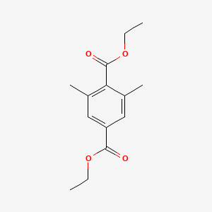molecular formula C14H18O4 B1512927 Diethyl 2,6-dimethylterephthalate CAS No. 408536-82-3