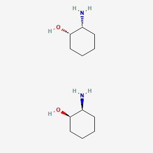 molecular formula C12H26N2O2 B15129284 (1R,2S)-2-aminocyclohexan-1-ol;(1S,2R)-2-aminocyclohexan-1-ol 