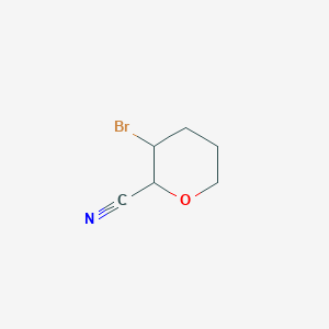 B1512930 3-Bromotetrahydro-2H-pyran-2-carbonitrile CAS No. 1051940-71-6