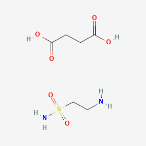 molecular formula C6H14N2O6S B1512932 Taurinamide succinate 