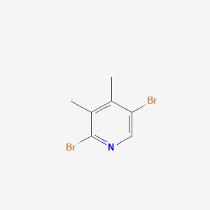 molecular formula C7H7Br2N B1512933 2,5-二溴-3,4-二甲基吡啶 CAS No. 125419-92-3