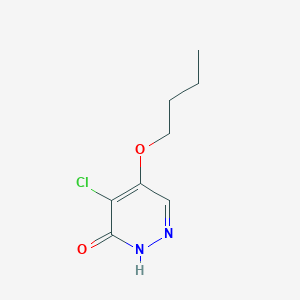molecular formula C8H11ClN2O2 B1512938 5-butoxy-4-chloropyridazin-3(2H)-one 