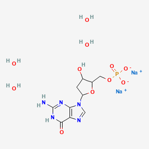 5'-Guanylic acid, 2'-deoxy-, disodium salt, tetrahydrate