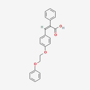 molecular formula C23H20O4 B15129391 Isophthalic-2,4,5,6-D4 acid 