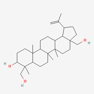 3a,8-Bis(hydroxymethyl)-5a,5b,8,11a-tetramethyl-1-prop-1-en-2-yl-1,2,3,4,5,6,7,7a,9,10,11,11b,12,13,13a,13b-hexadecahydrocyclopenta[a]chrysen-9-ol