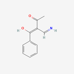 molecular formula C11H11NO2 B15129444 (Z)-4-hydroxy-3-methanimidoyl-4-phenylbut-3-en-2-one 