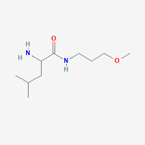 2-amino-N-(3-methoxypropyl)-4-methylpentanamide