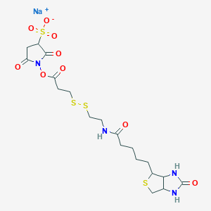 molecular formula C19H27N4NaO9S4 B15129467 Biotin-SS-Sulfo-NHS 