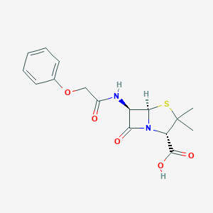 molecular formula C16H18N2O5S B151295 青霉素V CAS No. 87-08-1