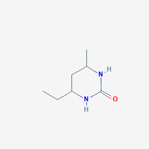 molecular formula C7H14N2O B15129538 2(1H)-Pyrimidinone, 4-ethyl-6-methyl-(9CI) 