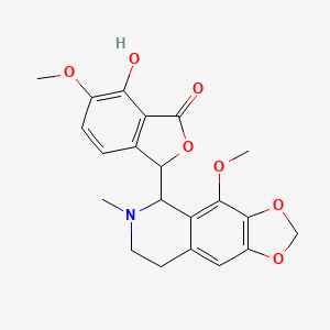 molecular formula C21H21NO7 B15129543 7-O-DeMethyl alpha-Narcotine 