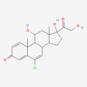 6-Chloro-11,17,21-trihydroxypregna-1,4,6-triene-3,20-dione