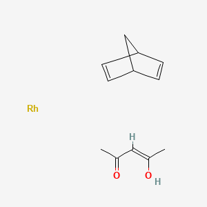 molecular formula C12H16O2Rh B15129606 Rhodium,(2,5-norbornadiene)(2,4-pentanedionato)- 