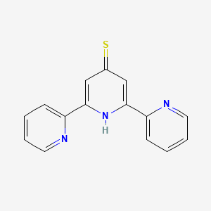 molecular formula C15H11N3S B1512962 2,2':6',2''-Terpyridine-4'-thiol 