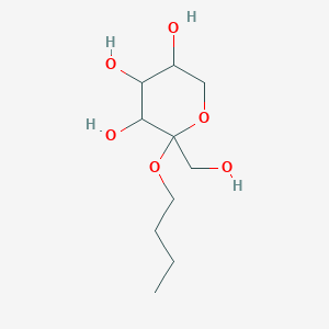 molecular formula C10H20O6 B15129656 2-Butoxy-2-(hydroxymethyl)oxane-3,4,5-triol 