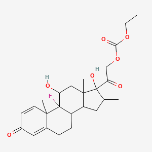 molecular formula C25H33FO7 B15129679 Betamethasone EP Impurity D 