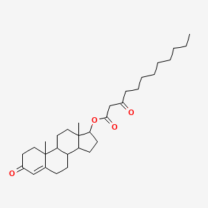 molecular formula C31H48O4 B15129694 3-Oxoandrost-4-en-17-yl 3-oxododecanoate 