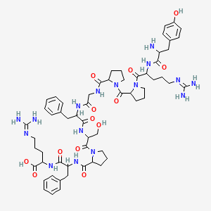 molecular formula C59H82N16O13 B15129784 Tyr-arg-pro-pro-gly-phe-ser-pro-phe-arg 