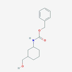 molecular formula C15H21NO3 B15129820 Benzyl N-[3-(hydroxymethyl)cyclohexyl]carbamate 