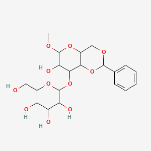 molecular formula C20H28O11 B15129839 Methyl4,6-O-benzylidene-3-O-(b-D-glucopyranoside)-a-D-glucopyranoside 