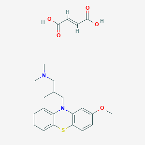 Phenothiazine, 10-[3-(dimethylamino)-2-methylpropyl]-2-methoxy-, maleate (1