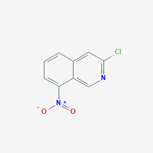 molecular formula C9H5ClN2O2 B1512987 3-Chloro-8-nitroisoquinoline CAS No. 1374652-50-2