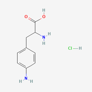 molecular formula C9H13ClN2O2 B15129915 P-Amino-d-phenylalanine, HCl 