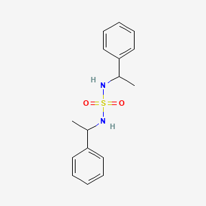 molecular formula C16H20N2O2S B15129919 1-phenyl-N-(1-phenylethylsulfamoyl)ethanamine 