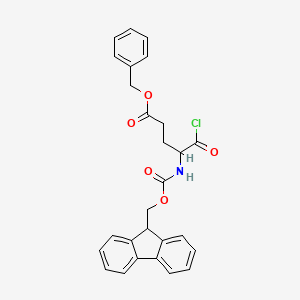 benzyl 5-chloro-4-{[(9H-fluoren-9-ylmethoxy)carbonyl]amino}-5-oxopentanoate