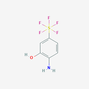 molecular formula C6H6F5NOS B1512997 2-氨基-5-(五氟硫代)苯酚 CAS No. 1159512-48-7