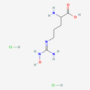 molecular formula C6H16Cl2N4O3 B15130016 Nw-hydroxyl-L-arginine dihydrochloride 