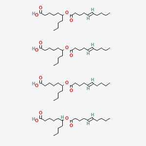 molecular formula C80H144O16 B15130029 6-[(E)-dec-5-enoyl]oxydecanoic acid 