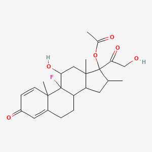 molecular formula C24H31FO6 B15130064 beta-Methasone acetate 