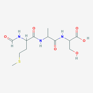 molecular formula C12H21N3O6S B15130112 For-Met-Ala-Ser 