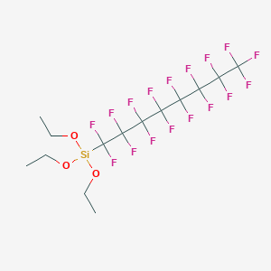 Silane, triethoxy(heptadecafluorooctyl)-