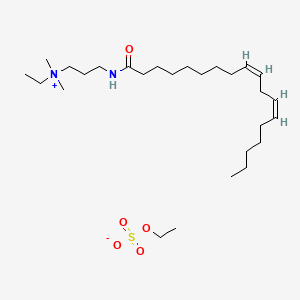 molecular formula C27H54N2O5S B1513014 Linoleamidopropyl ethyldimonium ethosulfate CAS No. 99542-23-1