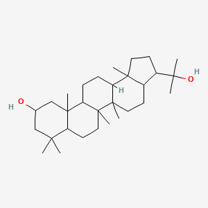 3-(2-Hydroxypropan-2-yl)-5a,5b,8,8,11a,13b-hexamethyl-1,2,3,3a,4,5,6,7,7a,9,10,11,11b,12,13,13a-hexadecahydrocyclopenta[a]chrysen-10-ol