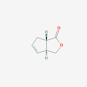 1H-Cyclopenta[c]furan-1-one,3,3a,6,6a-tetrahydro-, (3aR,6aS)-rel-