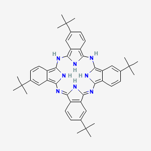 6,15,24,33-Tetratert-butyl-2,11,20,29,37,38,39,40-octazanonacyclo[28.6.1.13,10.112,19.121,28.04,9.013,18.022,27.031,36]tetraconta-1(36),2,4(9),5,7,10,12,14,16,18,21,23,25,27,30,32,34-heptadecaene