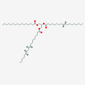 molecular formula C55H100O6 B15130276 [1-hexadecanoyloxy-3-[(9E,12E)-octadeca-9,12-dienoyl]oxypropan-2-yl] (E)-octadec-9-enoate 